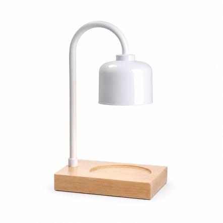 Arched Lamp - White & Wood
