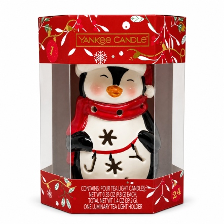Luminary Penguin Gift Set 企鵝燭台+TL茶蠟禮盒組