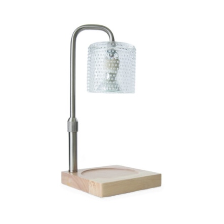 Hobnail Lamp - Silver