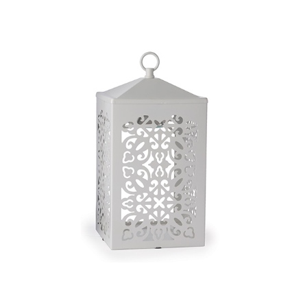 Scroll Lantern - White